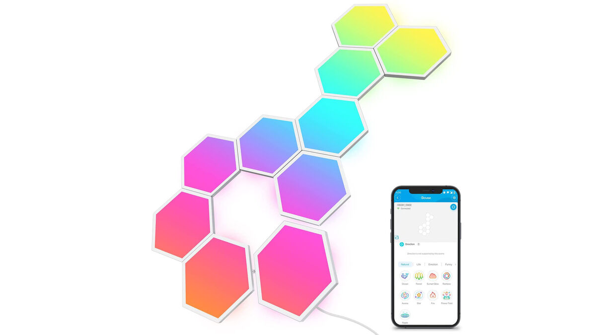 Govee Home app is feature-rich with endless lighting options. Picture: Govee Govee Home app is feature-rich with endless lighting options. Picture: Govee