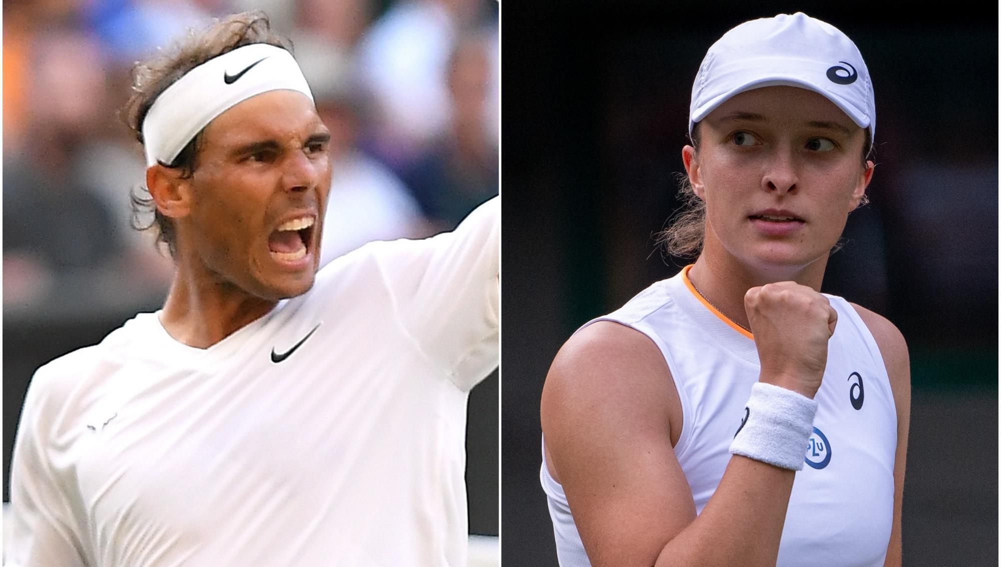 Wimbledon day two: Rafael Nadal and Iga Swiatek among star attractions
