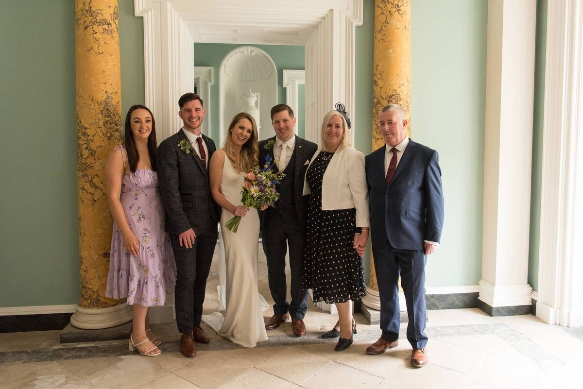 Carol Devlin, Tom Rice, Caroline and Ben, Lesley Walton and James McGrath