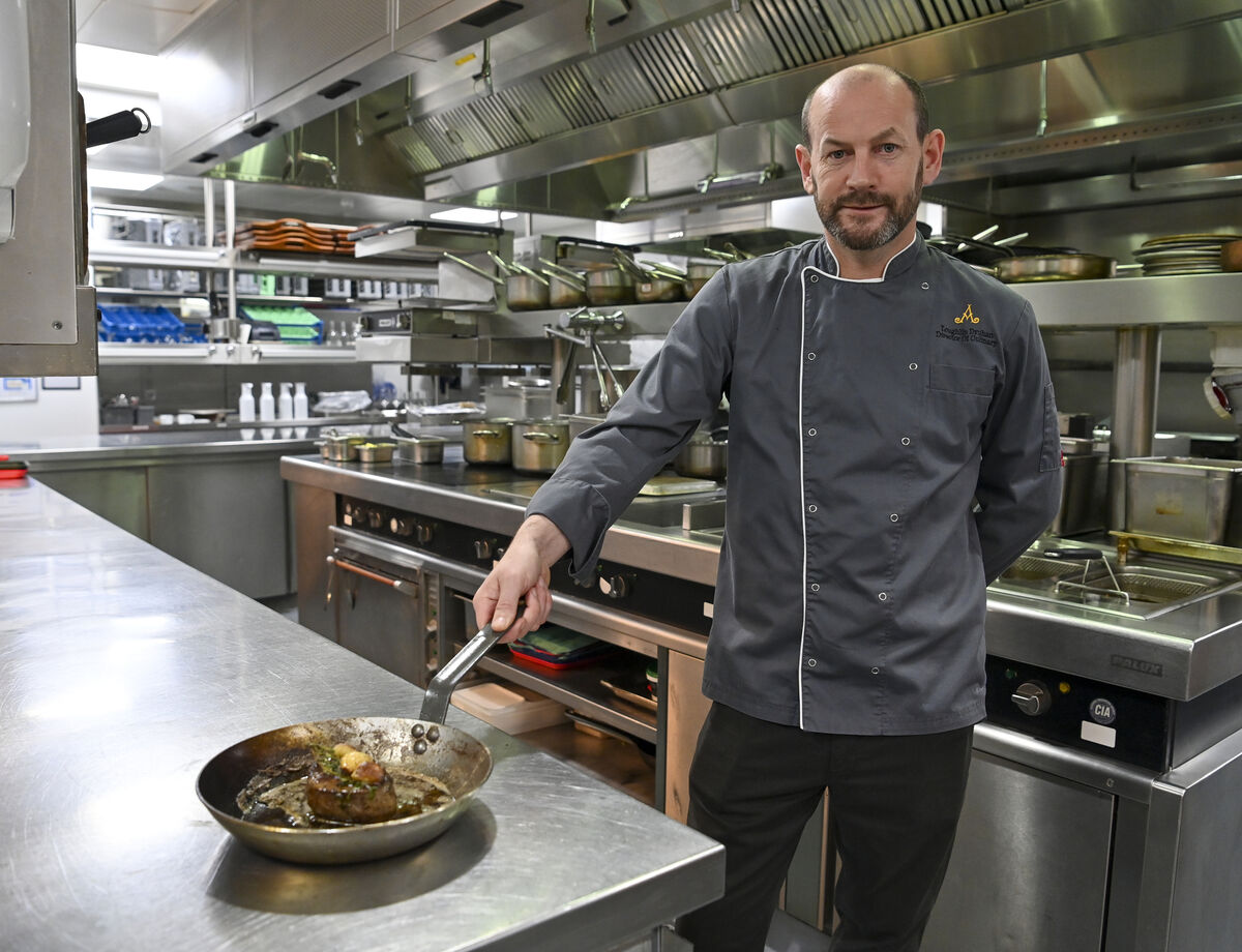  Loughlin Druhan Culinary Director at Adare Manor who will oversee all the catering requirements for the JP McManus Pro-Am. Picture: Dan Linehan