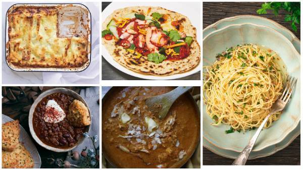 Five summer dinners for when it is so cold you want to put the central heating on