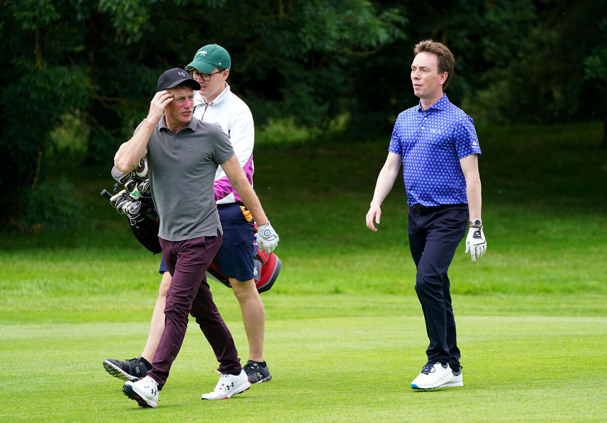 Horse racing trainer Johnny Murtagh (left) and snooker player Ken Doherty