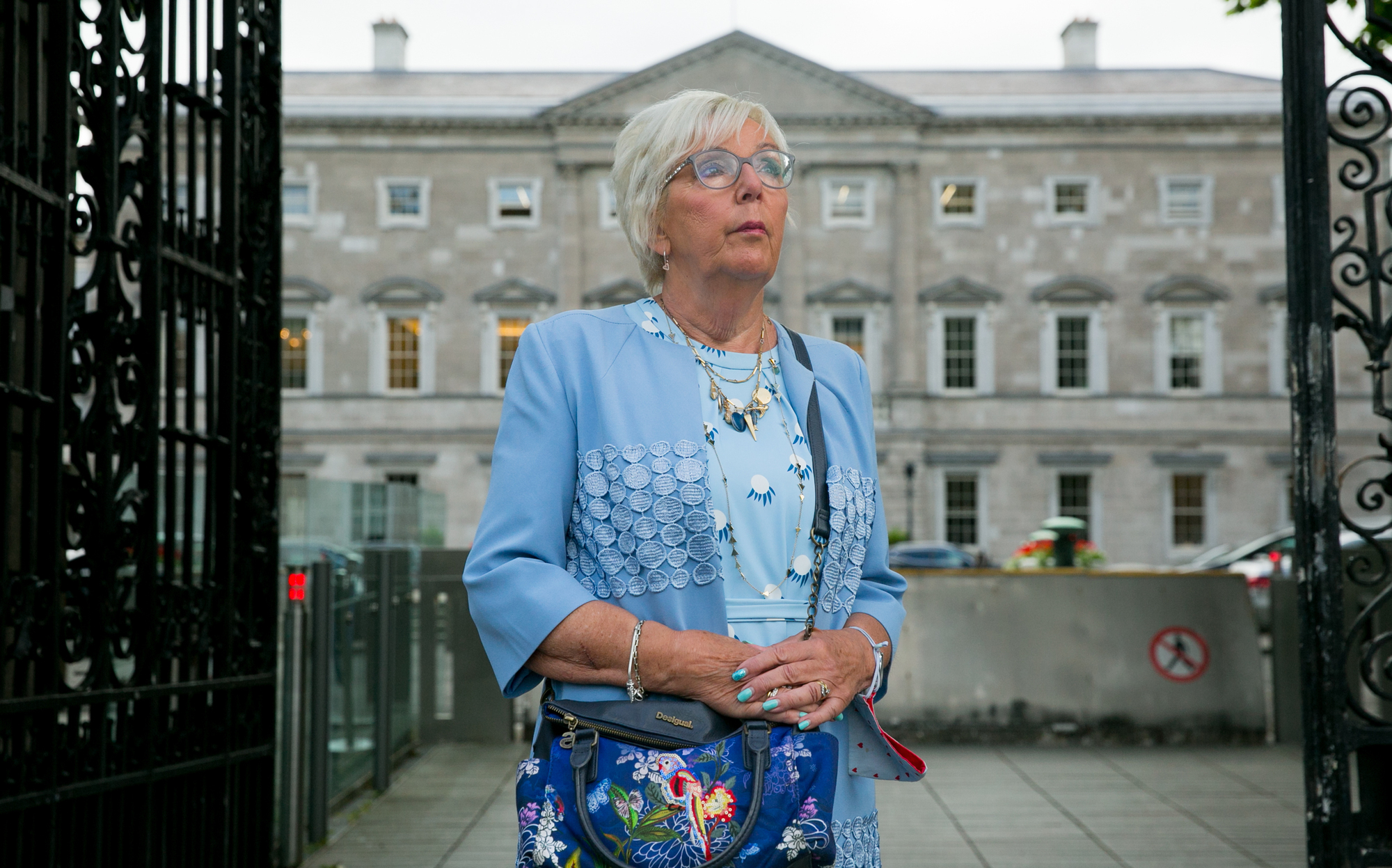 Margaret Byrne at Leinster House for an Oireachtas health committee hearing on vaginal meshes. Picture: Gareth Chaney/Collins Photos