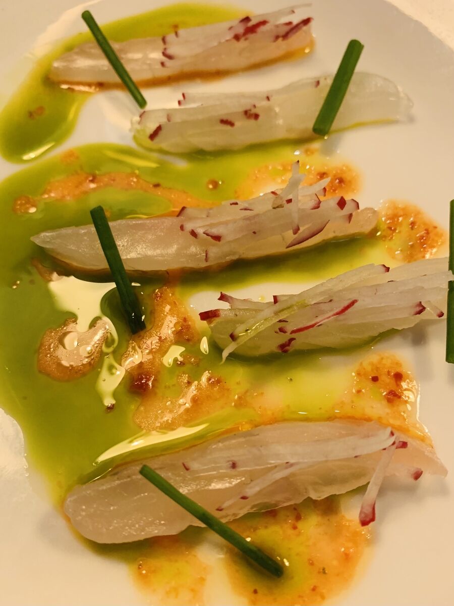 Goldie: cured turbot. Picture: Joe McNamee Goldie: cured turbot. Picture: Joe McNamee