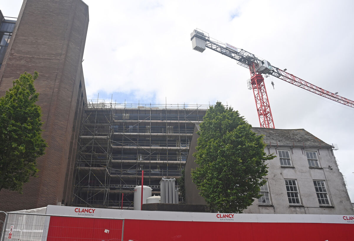 The extension to Mercy University Hospital as seen from Sheare's street in Cork. Picture: Eddie O'Hare The extension to Mercy University Hospital as seen from Sheare's street in Cork. Picture: Eddie O'Hare