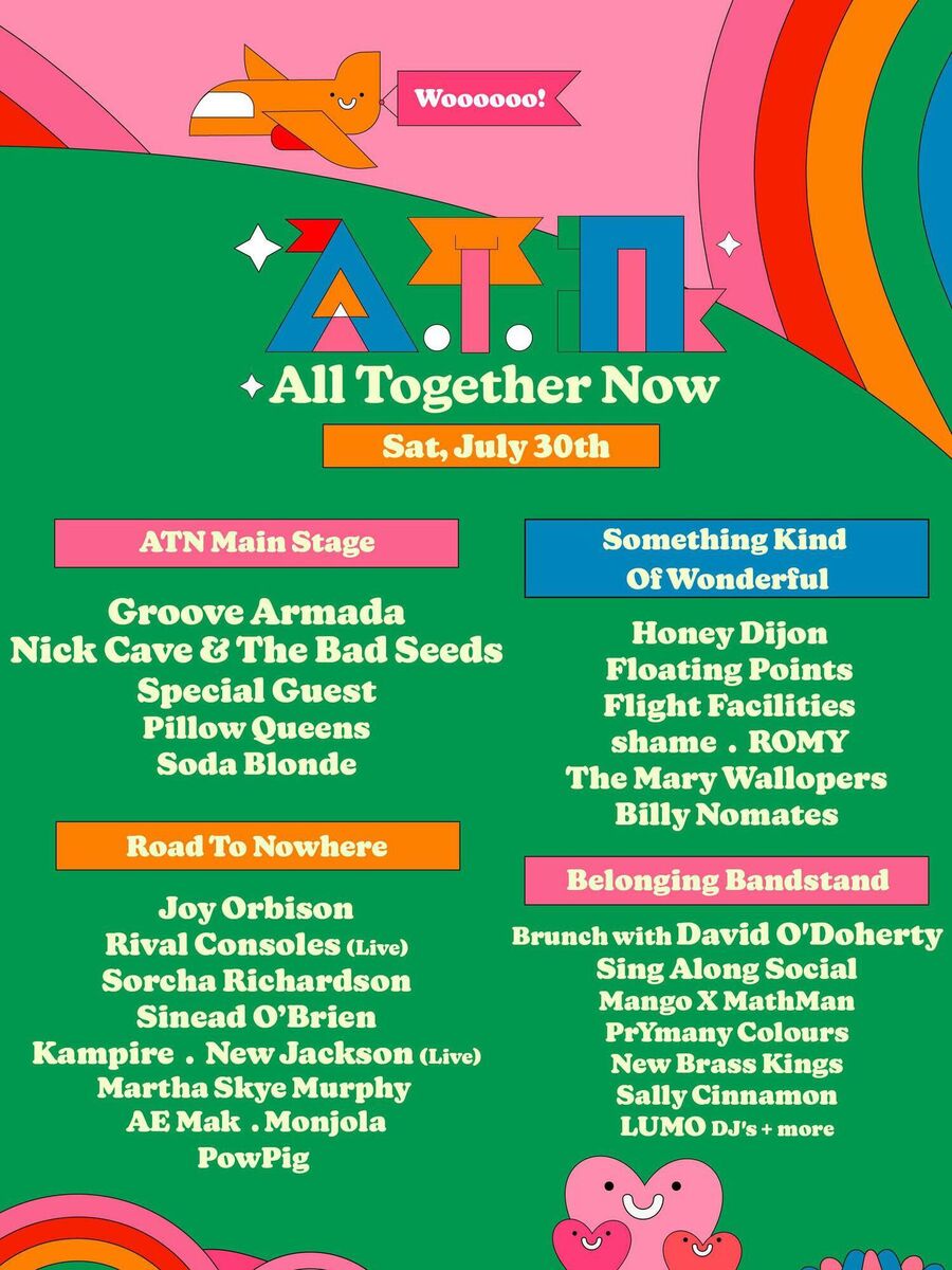 All Together Now, Saturday. 