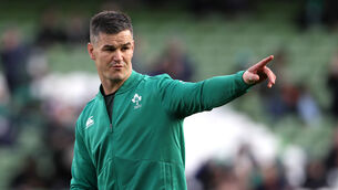<p>Johnny Sexton wants to keep Ireland moving in the right direction (Brian Lawless/PA)</p>