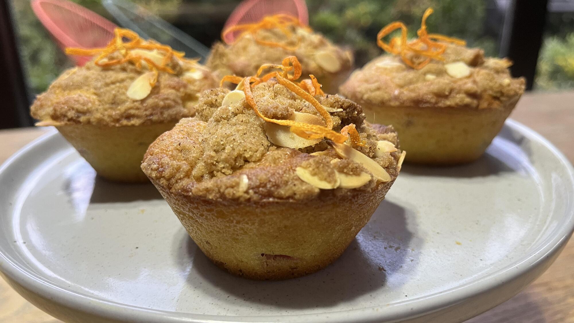 Colm O'Gorman: Try my easy rhubarb and orange crumble muffins