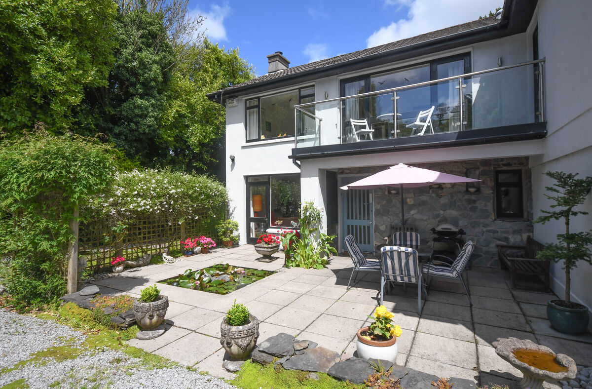 South facing patio South facing patio