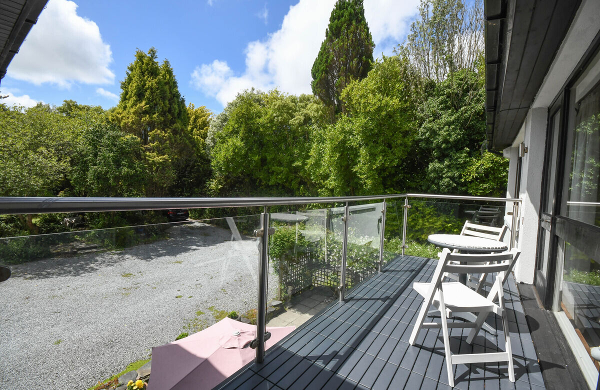 Sunny first floor balcony Sunny first floor balcony