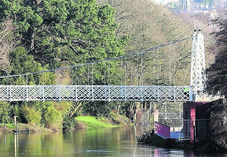 A trip to the Shakey Bridge offers a lot more — with plenty of sculptures to see in Fitzgerald’s Park too. Picture: Jim Coughlan