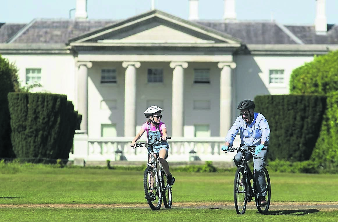 There is plenty to see and do around the Phoenix Park in Dublin, including picnics, walking, and cycling. The visitor centre also gives the history of the park and of Áras an Uachtaráin Picture: Collins Courts