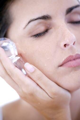 Applying ice on the spot can ease swelling.