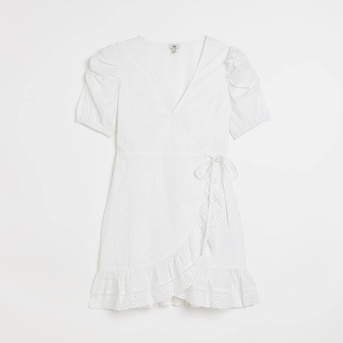 Broderie Anglaise Wrapp Dress, €50, River Island Broderie Anglaise Wrapp Dress, €50, River Island
