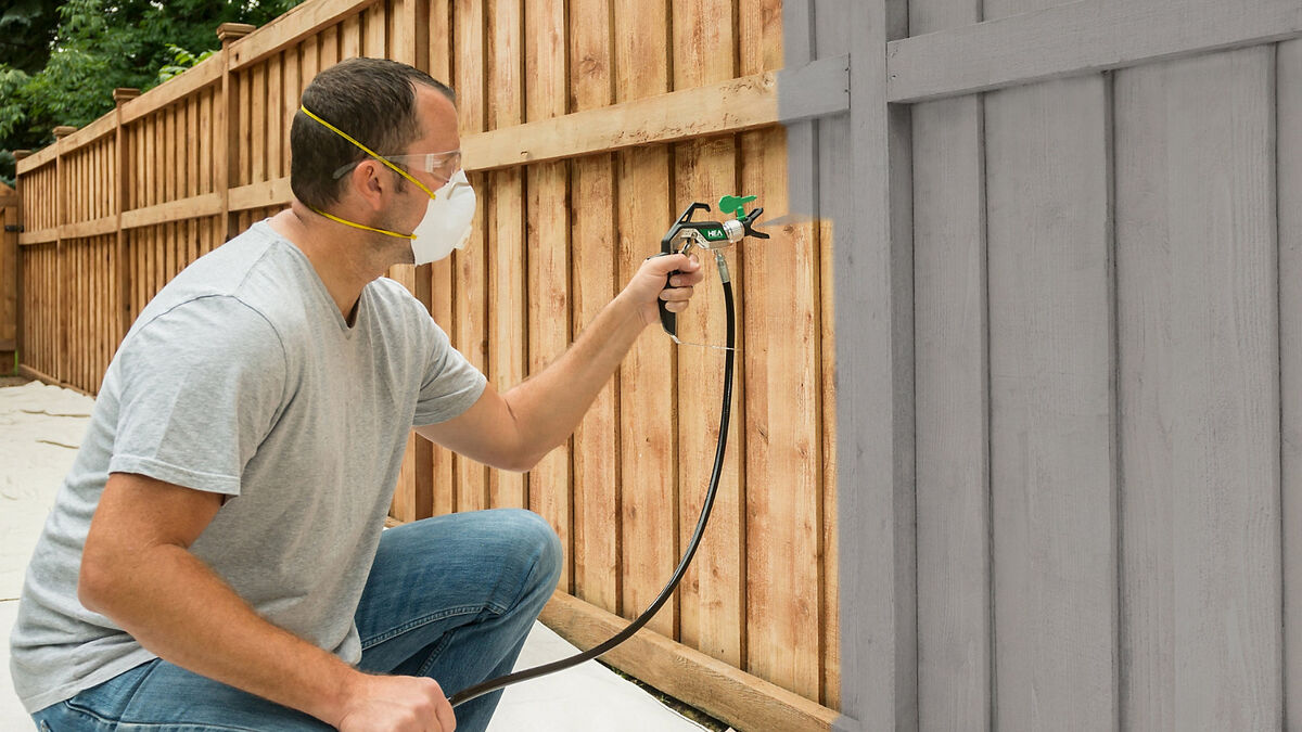Fencing, can be easily refreshed. Ensure it serves as a privacy fence where needed, making repairs and ensuring it is level, straight and most assuredly on or inside your boundary line. Picture: B&Q Fencing, can be easily refreshed. Ensure it serves as a privacy fence where needed, making repairs and ensuring it is level, straight and most assuredly on or inside your boundary line. Picture: B&Q