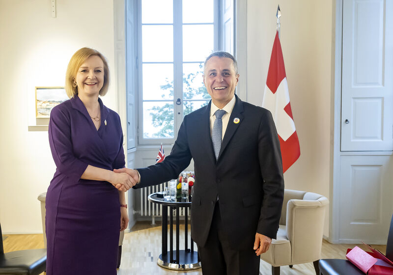 Liz Truss, Foreign, Commonwealth and Development Secretary of the United Kingdom. Picture: Alessandro della Valle/Keystone via AP