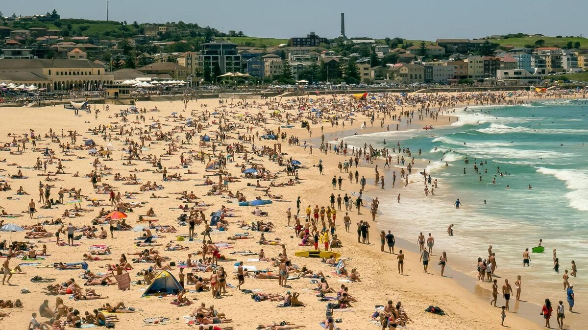 Living in Sydney meant regular visits to the sea in summer time. 