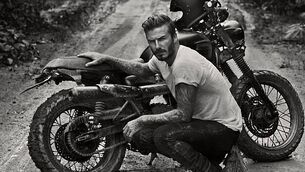 Becks bikes it in Brazil ahead of World Cup