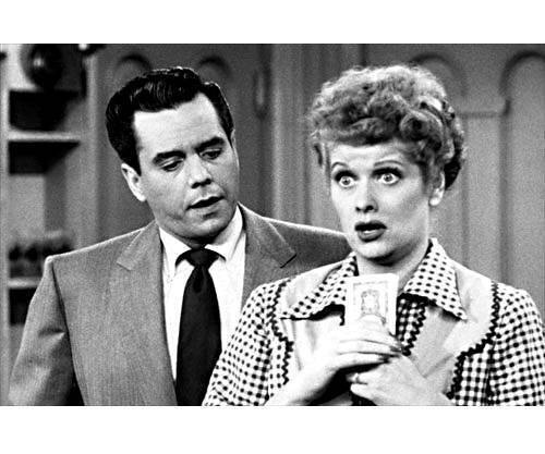  Desi Arnaz and Lucille Ball in I Love Lucy. 