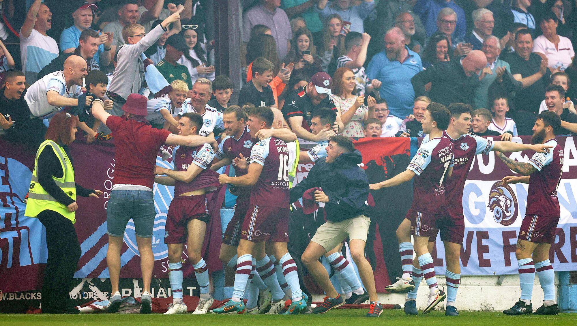 Dundalk's title chances dented after derby loss to Drogheda