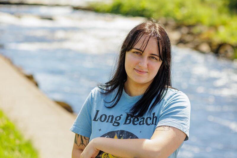 'Half of the people I know who vape have never touched a cigarette in their lives,’ said Katelyn Benson. Picture: James Connolly 'Half of the people I know who vape have never touched a cigarette in their lives,’ said Katelyn Benson. Picture: James Connolly