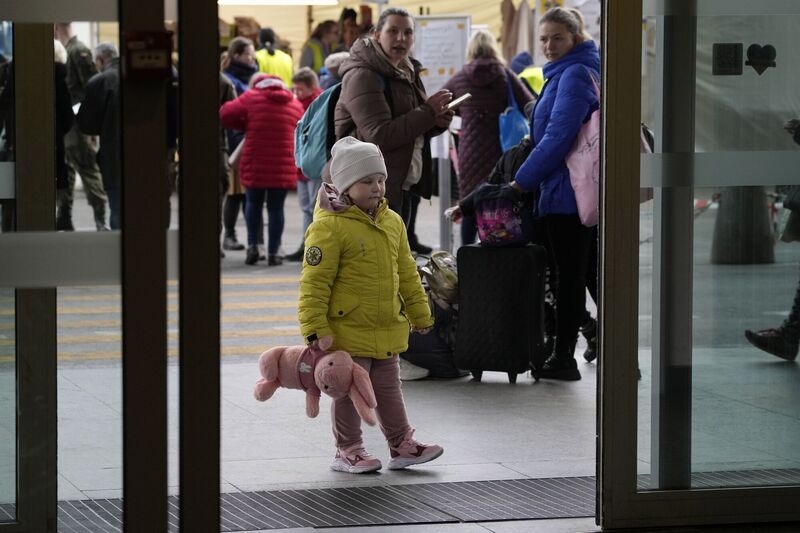 Since Russia invaded Ukraine in February, there has been a mass exodus of refugees on a scale not seen since the Second World War. Picture: Czarek Sokolowski/AP