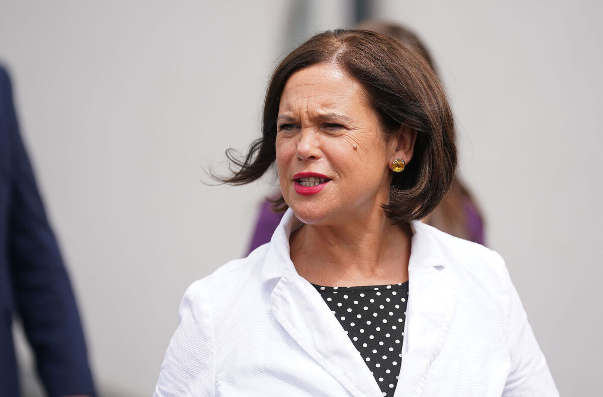 Sinn Féin President Mary Lou McDonald claimed that the Government has "no urgency" and "no vision". Picture: Brian Lawless/PA Wire