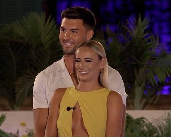 Millie Court and Liam Reardon met on the show and were crowned the winners after an emotional journey. Picture: @milliegracecourt Millie Court and Liam Reardon met on the show and were crowned the winners after an emotional journey. Picture: @milliegracecourt