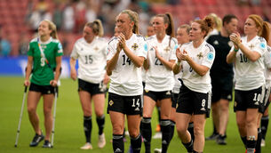 Northern Ireland were knocked out of Euro 2022 after Monday’s defeat to Austria (Nick Potts/PA)