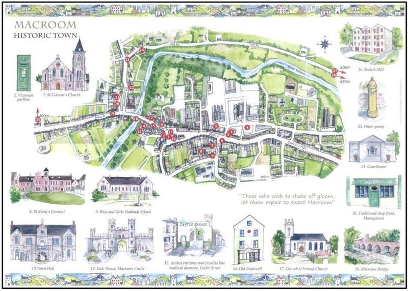 With a castle and market square at its heart, Macroom breathes history