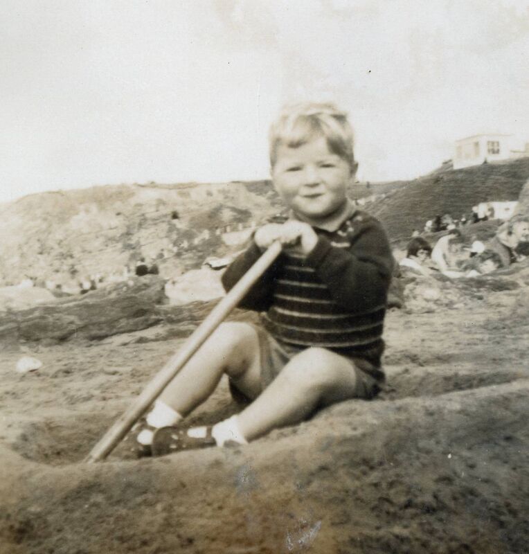The author in Ballybunion, 1963 The author in Ballybunion, 1963
