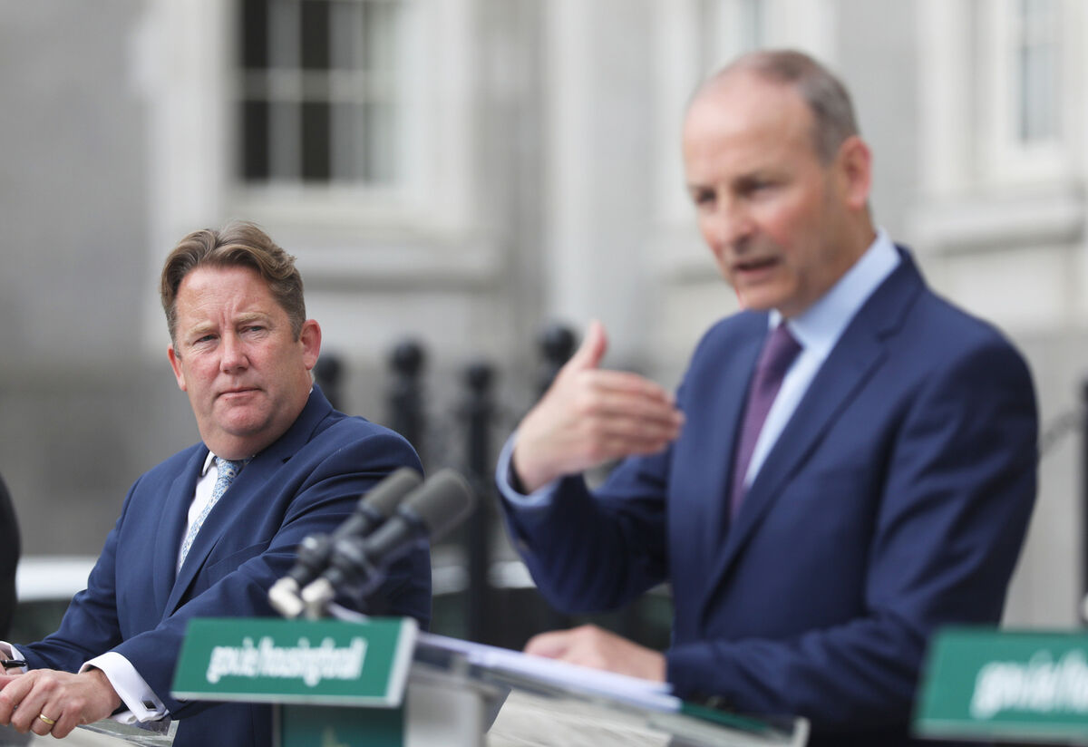 Housing Minister Darragh O’Brien TD and Taoiseach Micheál Martin. Picture: Leah Farrell/RollingNews.ie Housing Minister Darragh O’Brien TD and Taoiseach Micheál Martin. Picture: Leah Farrell/RollingNews.ie