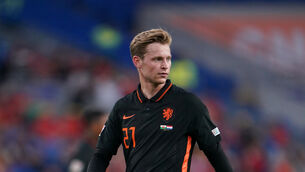 Manchester United have agreed a deal with Barcelona for Frenkie de Jong (Zac Goodwin/PA)