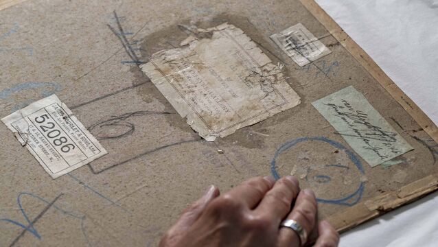 The back of Head of a Peasant Woman (Neil Hanna/National Galleries of Scotland)