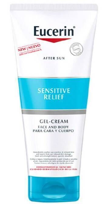 Eucerin Sun Sensitive Relief Soothing Regenerating After Sun Lotion Gel for Face &amp; Body