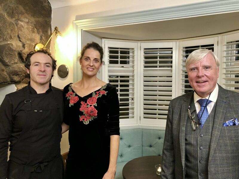 Lorraine Casey and Henry Hunt with Francis Brennan.