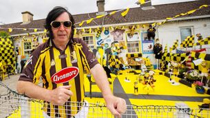 <p>COMEBACK SPECIAL: Miles 'Elvis' Kavanagh on Thomas Street, Kilkenny this week. </p>