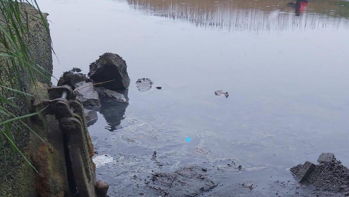 Waste in the water at Buonmahon, Co Waterford. Picture: Eoghan Dalton 