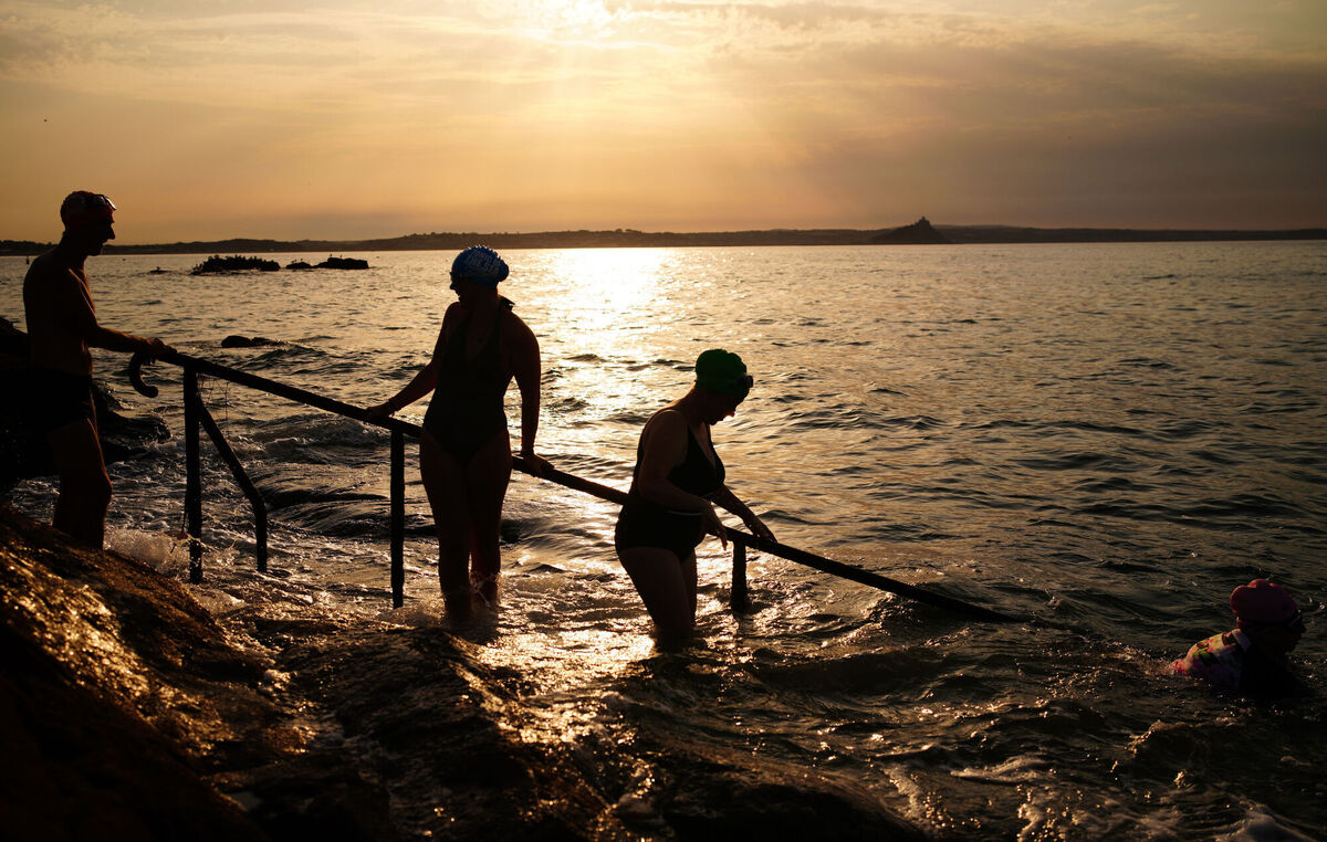 "Swimmers should never swim alone and make sure that if you are swimming that your activity is being monitored by another person - ideally, from the shore." Picture: Ben Birchall/PA Wire