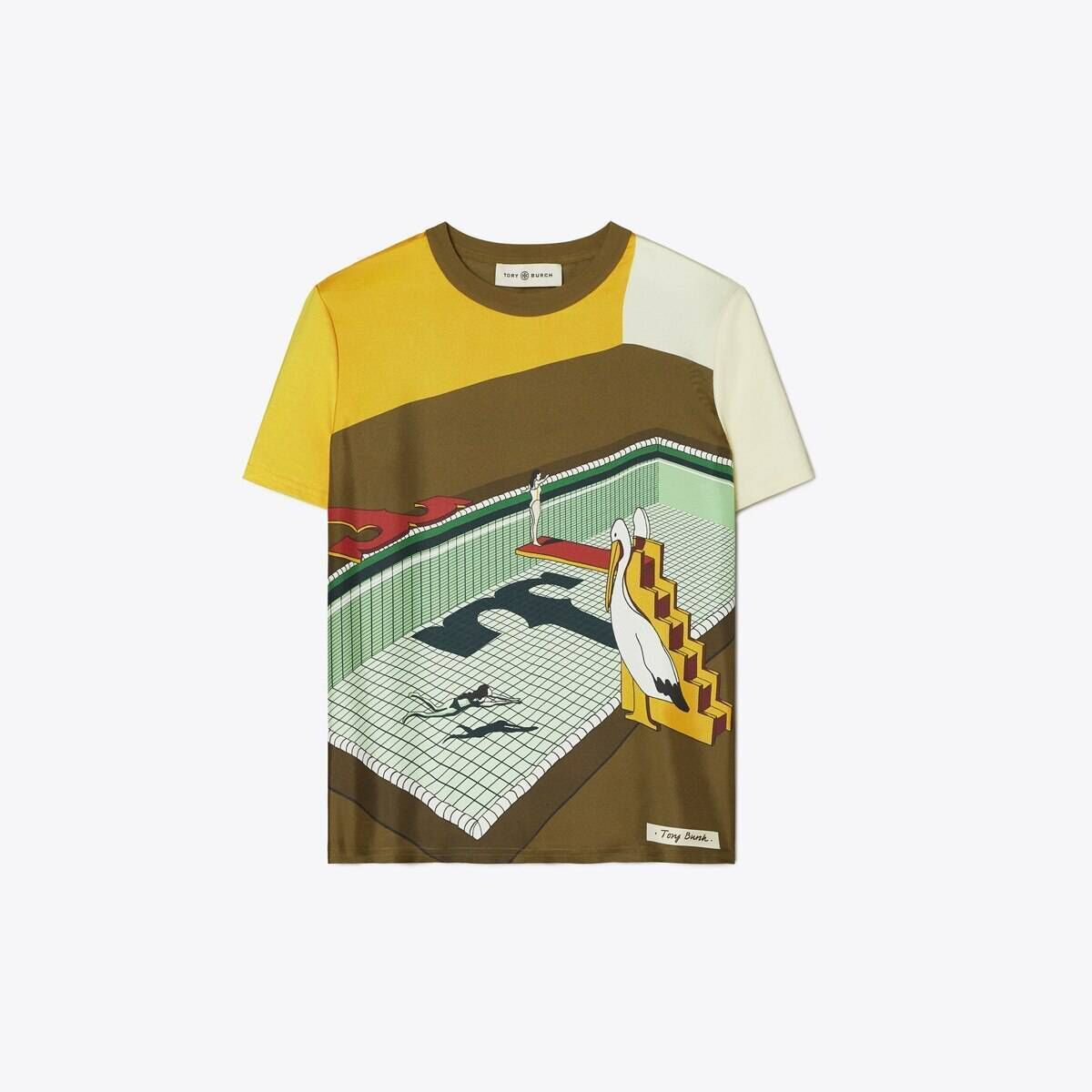 Graphic logo t-shirt, Tory Burch, €340