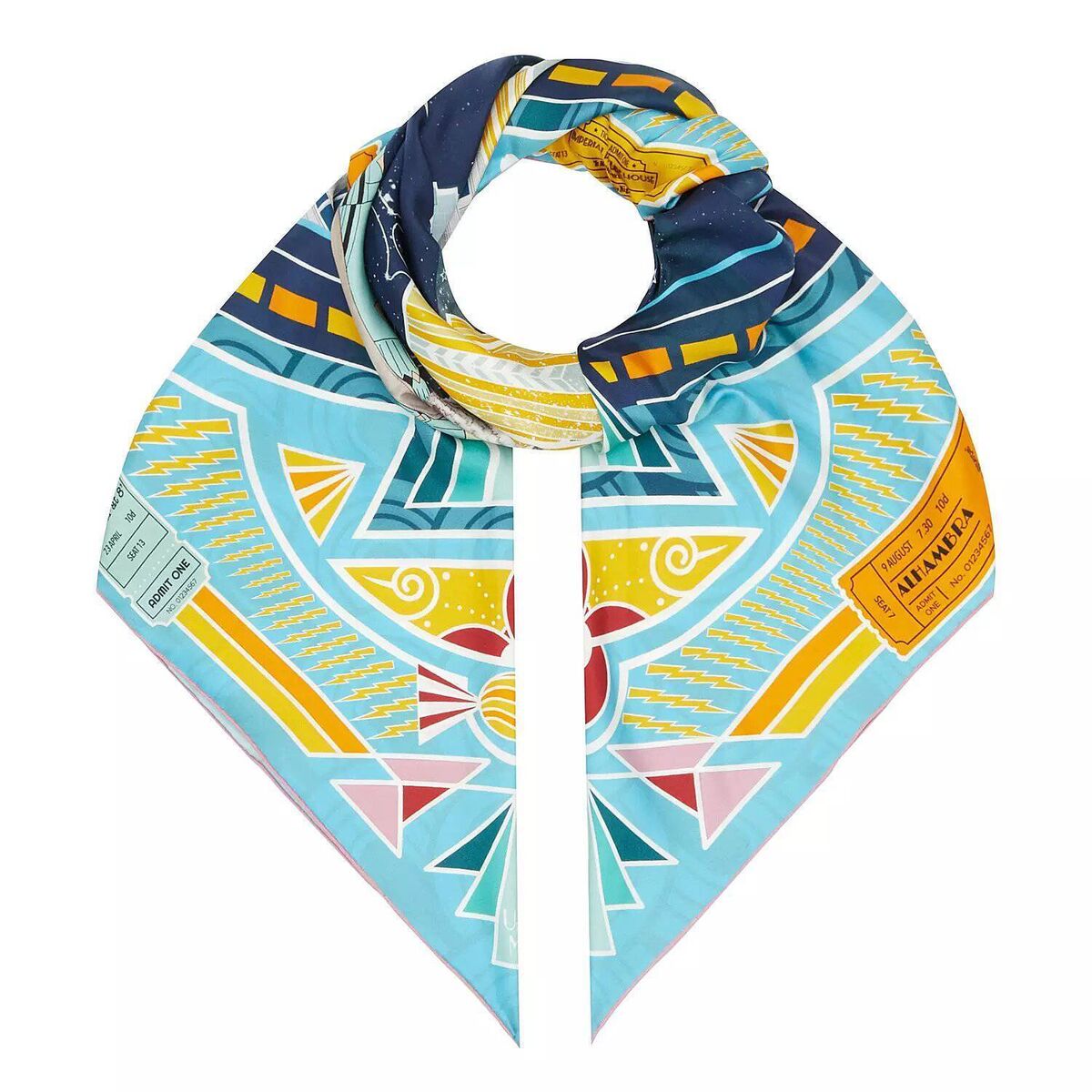 Éadach by Sara O'Neill Art Deco twill scarf, Brown Thomas, €230 