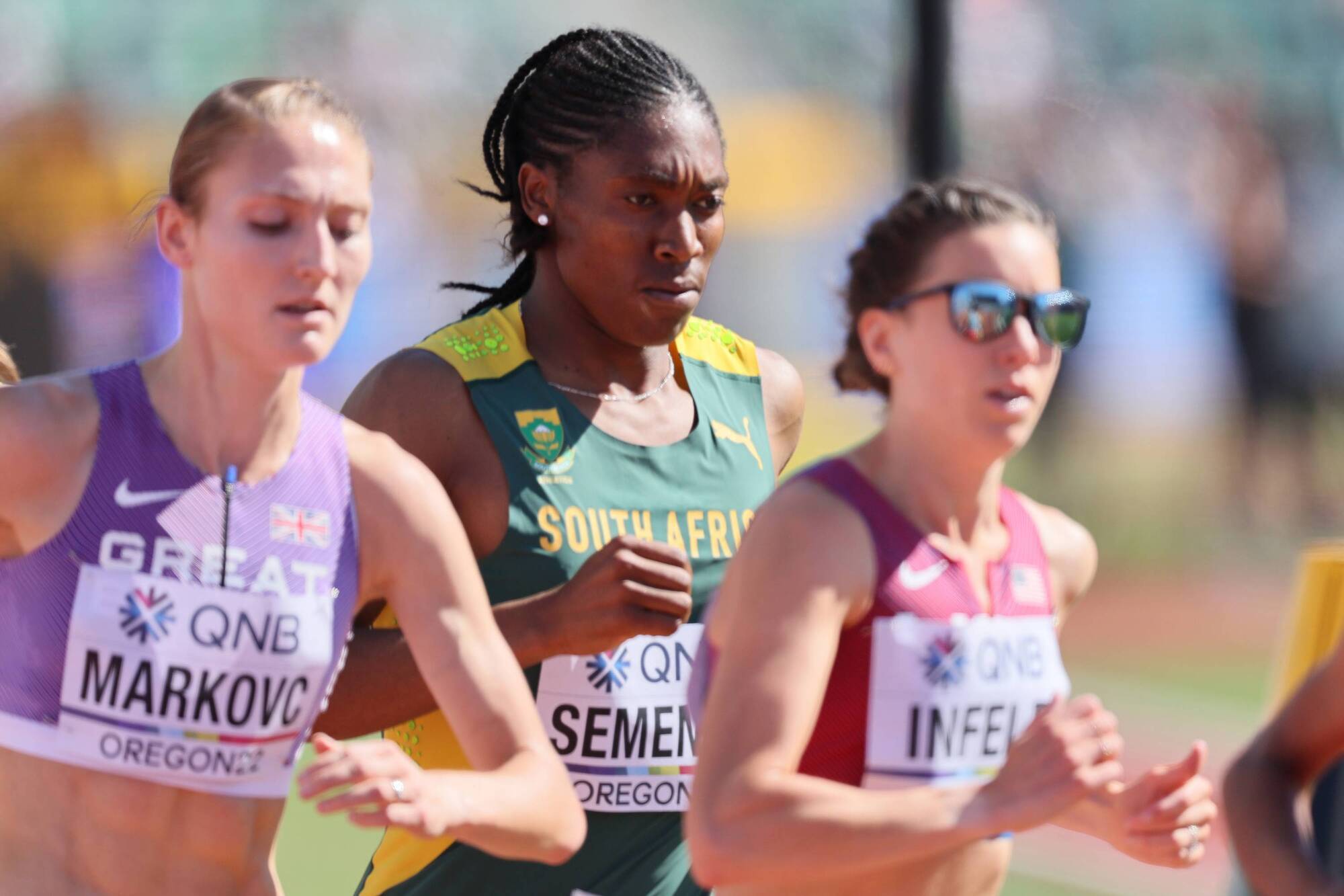 'Just being able to finish the 5k is a blessing' - Caster Semenya out of world championship