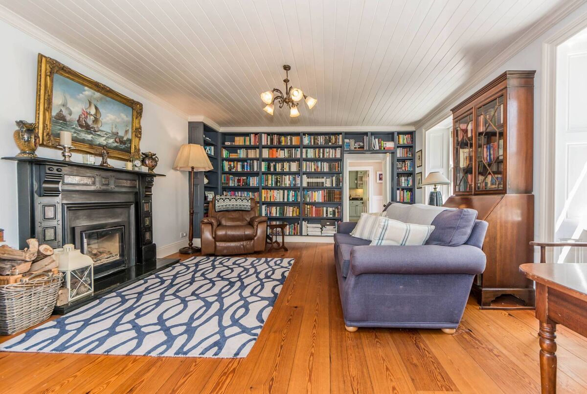 The library/evening room - owner's favourite spot The library/evening room - owner's favourite spot