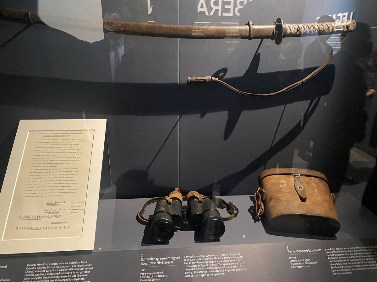 Philly Martin spent three long years in the camp, deprived of food, foraging for insects, being forced to construct the 415km Death Railway before liberation in 1945 following the Japanese surrender. Picture: Ministry of Communications and Information, Singapore.