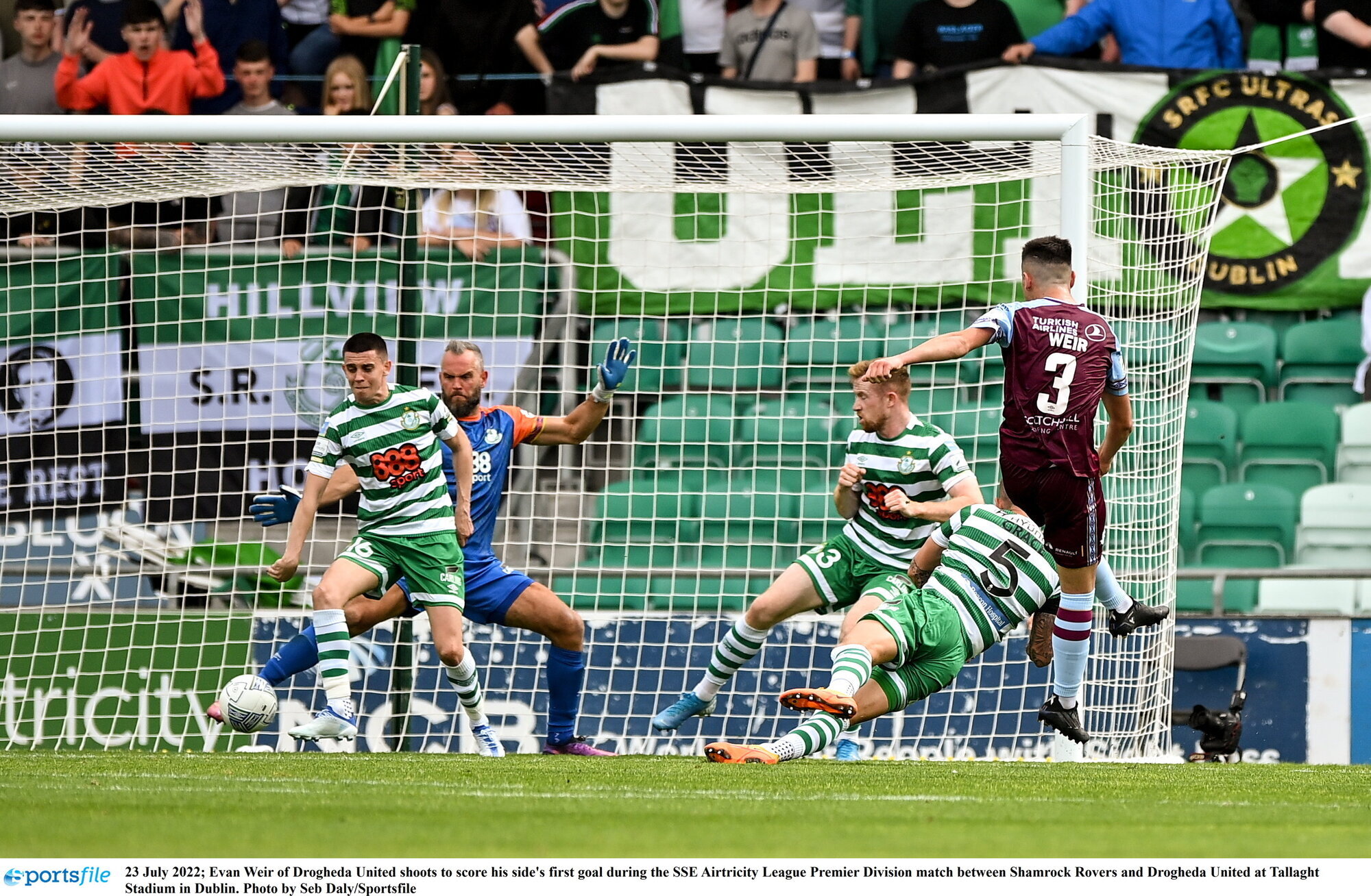 Drogheda equalise late on against Shamrock Rovers to claim a point