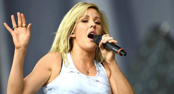Ellie Goulding halts concert to break up fight