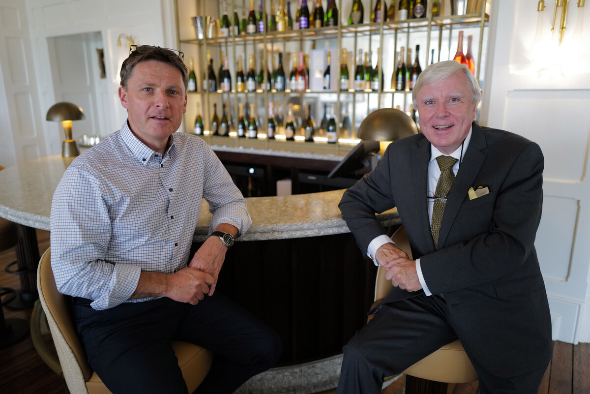  John and Francis Brennan at the Park Hotel, Kenmare, Co Kerry. Picture: Dan Linehan