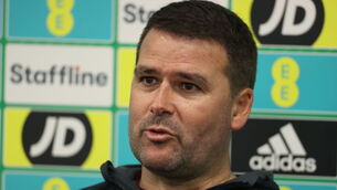 <p>Linfield Manager, David Healy. Photo: Liam McBurney/PA Wire.</p>