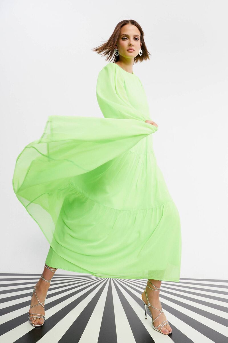 Lime green dress at Coast X Nick Grindrod Lime green dress at Coast X Nick Grindrod
