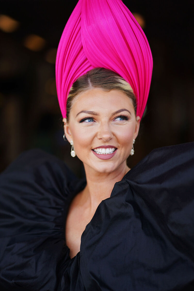 Barcelona-based fashion designer and model Roisin Dockry. Picture: Brian Lawless/PA Wire